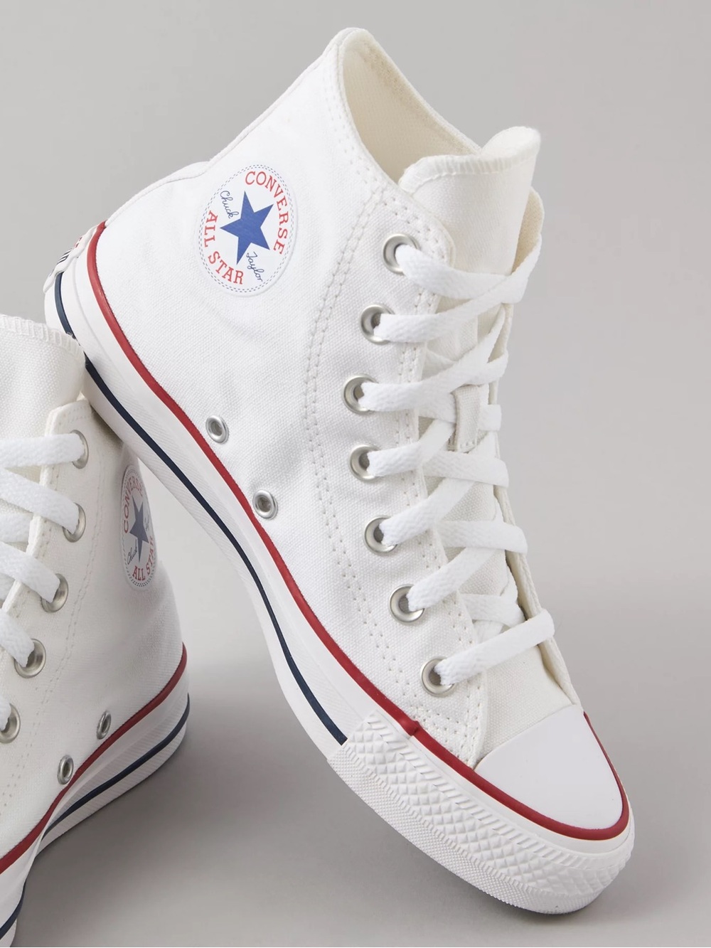 Converse Chuck Taylor All Star Canvas High Sneakers – Optical White – 8M/10M